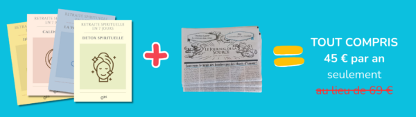 Abonnement 1 an - Journal de la Source - Papier & Numérique - RS7